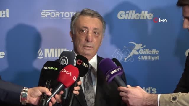 Beşiktaş Başkanı Ahmet Nur Çebi, ligde bu hafta oynayacakları Trabzonspor