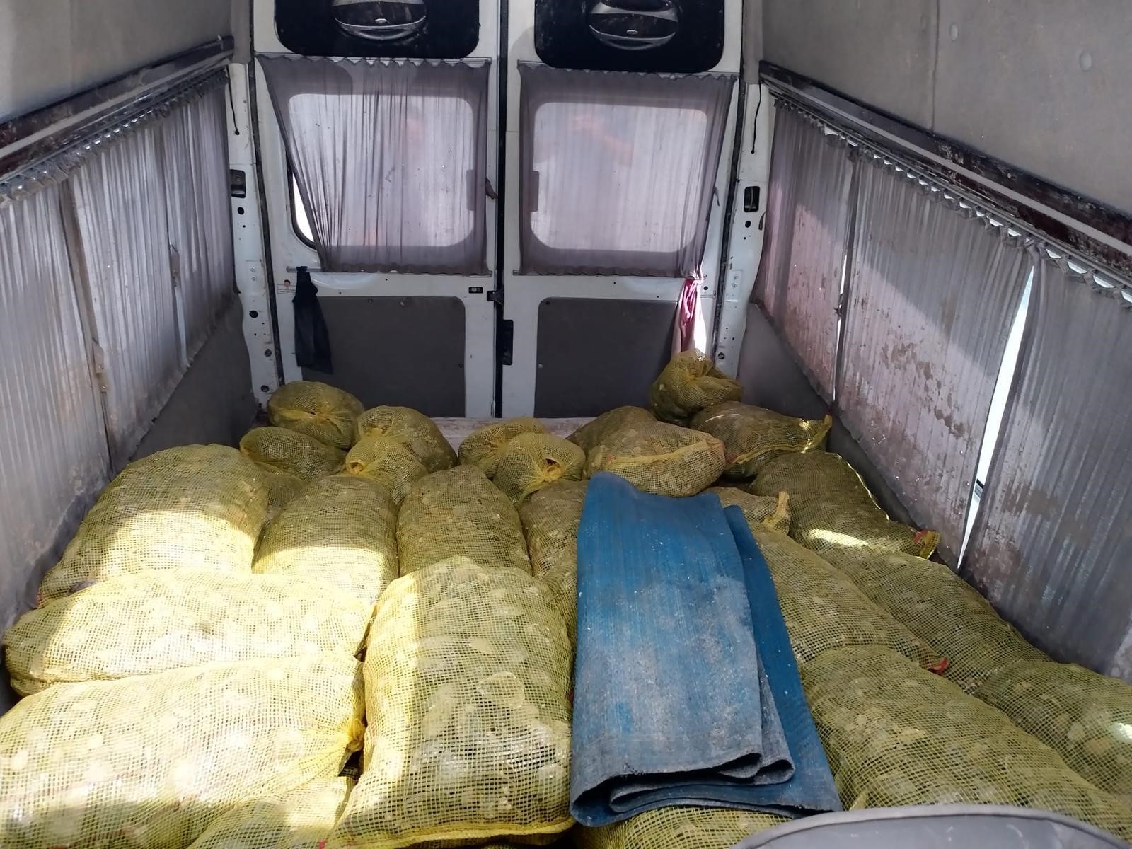 Samsun’da deniz polisi 80 çuval içinde 1 ton 620 kilo