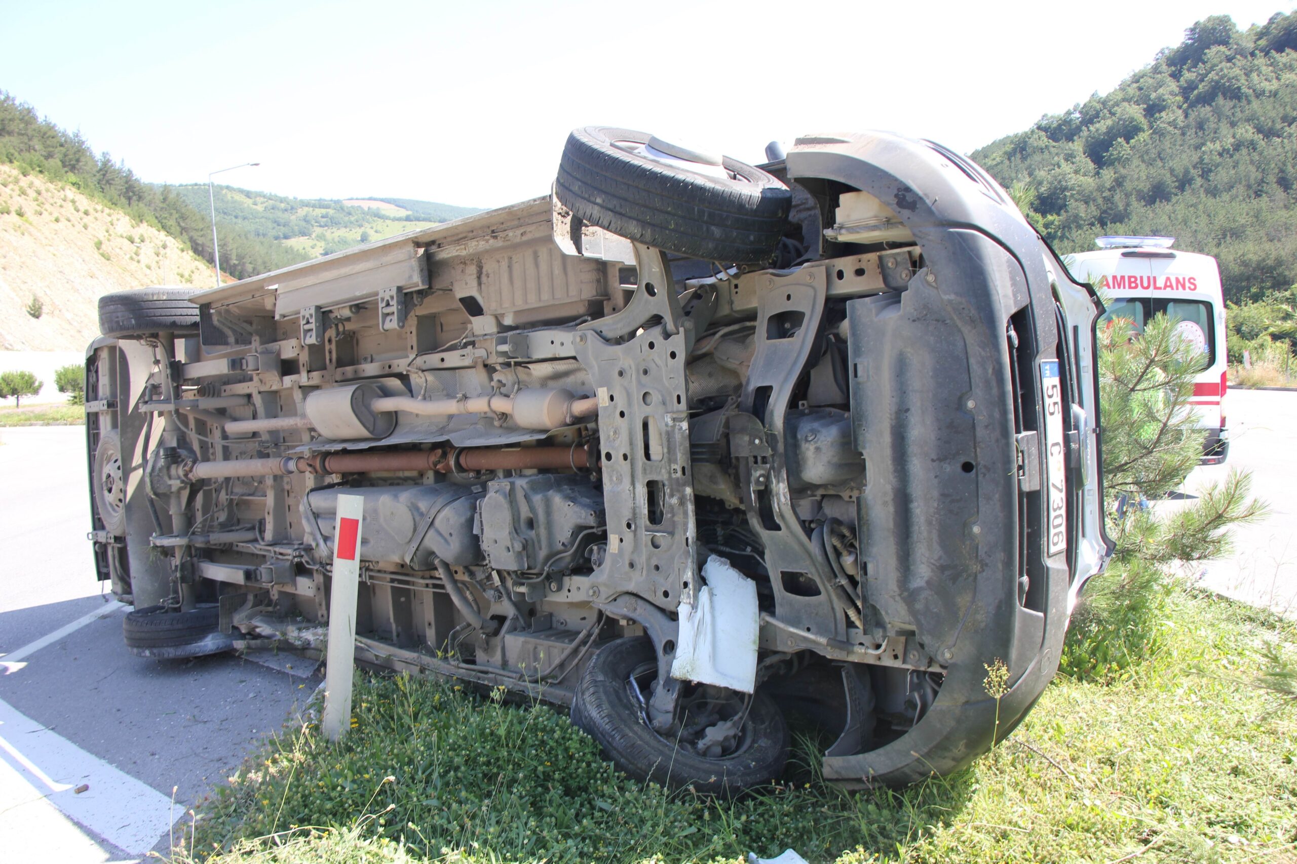 Samsun’un Kavak ilçesinde meydana gelen minibüs kazasında yaralı sayısı 9’a
