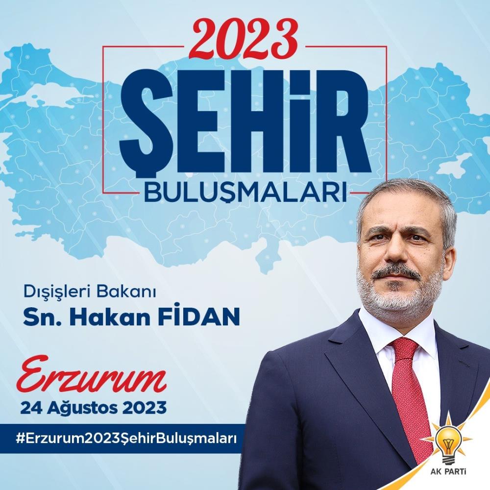 Dışişleri Bakanı Hakan Fidan Erzurum’a gelecek. Edinilen bilgiye göre, Cumhurbaşkanı
