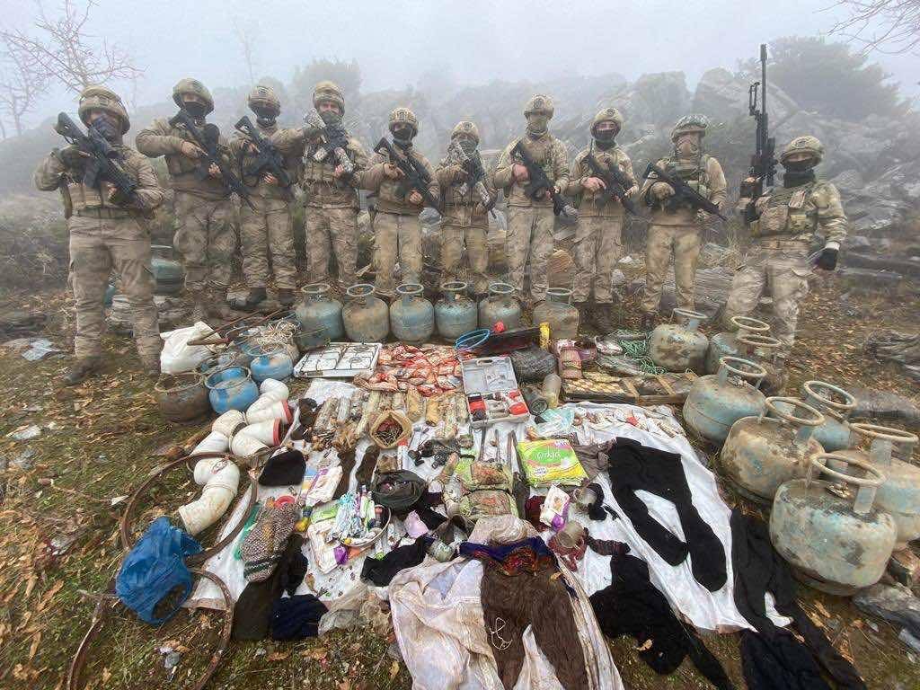 Bingöl’de İl Jandarma Komutanlığı tarafından icra edilen operasyonda, bölücü terör