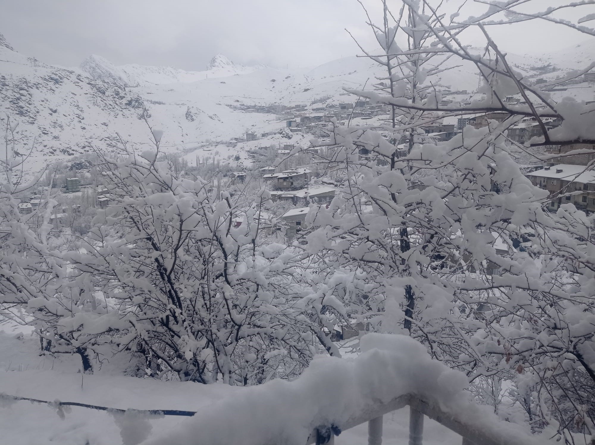 Hakkari’de etkili olan kar yağışı nedeniyle okullar bir gün tatil