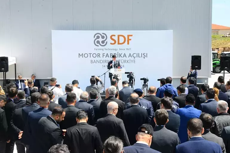 SDF Group Bandırma’da FARMotion Motor fabrikası açılışıyla üretime başladı. Euro