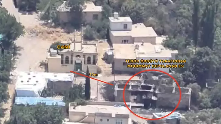 Milli Savunma Bakanlığı (MSB), Irak’ın kuzeyinde köyleri işgal eden PKK‘lı teröristlerin,