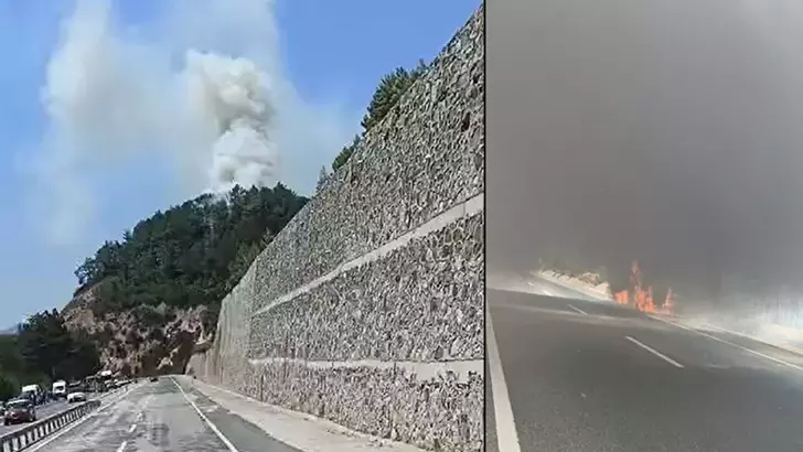 Balıkesir‘in Havran ilçesinde, minibüste çıkan yangın, ormana sıçradı. Alevlere, havadan ve karadan