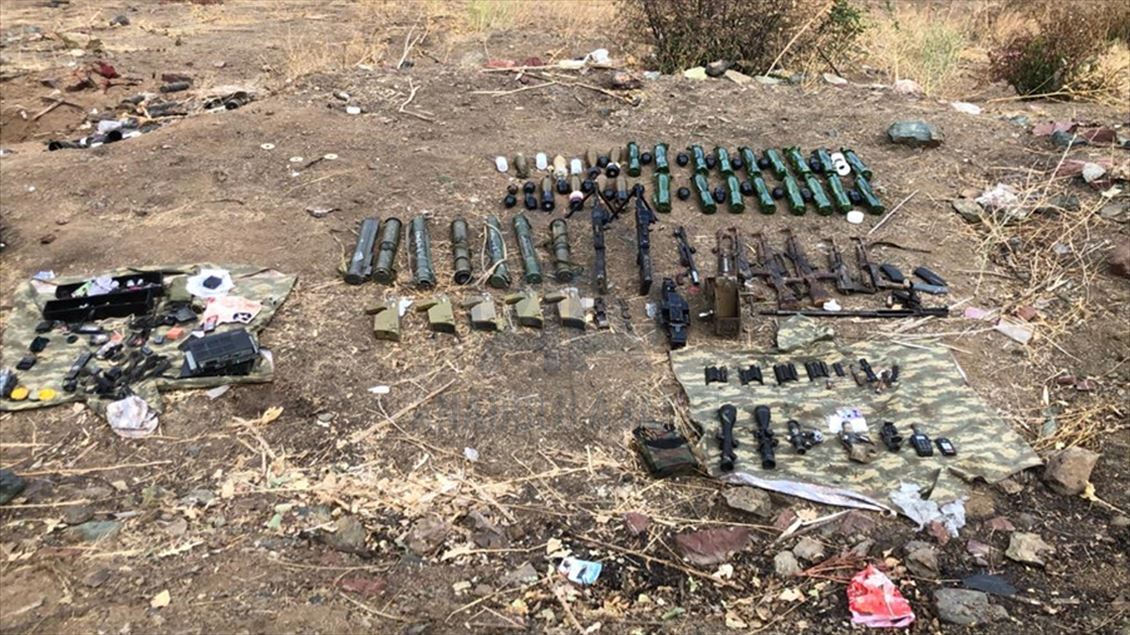 Milli Savunma Bakanlığı (MSB), Irak‘ın kuzeyindeki Dergele köyünde tespit edilen sığınakta, çok