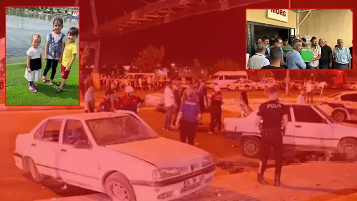 Şanlıurfa‘da, yolun karşısına geçerken otomobilin çarptığı 5 çocuğun cenazeleri, otopsinin