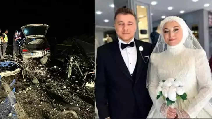 Kütahya‘nın Tavşanlı ilçesinde düğün yapan Mustafa (23) ile Havvanur Özer