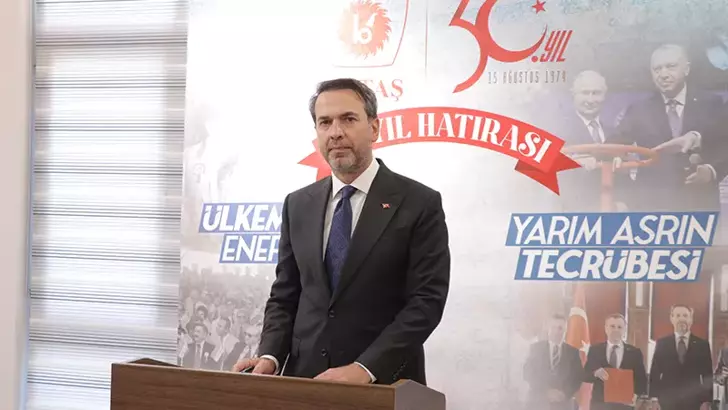 Enerji ve Tabii Kaynaklar Bakanı Alparslan Bayraktar, “Ülkemizin doğal gaz depolama kapasitesini