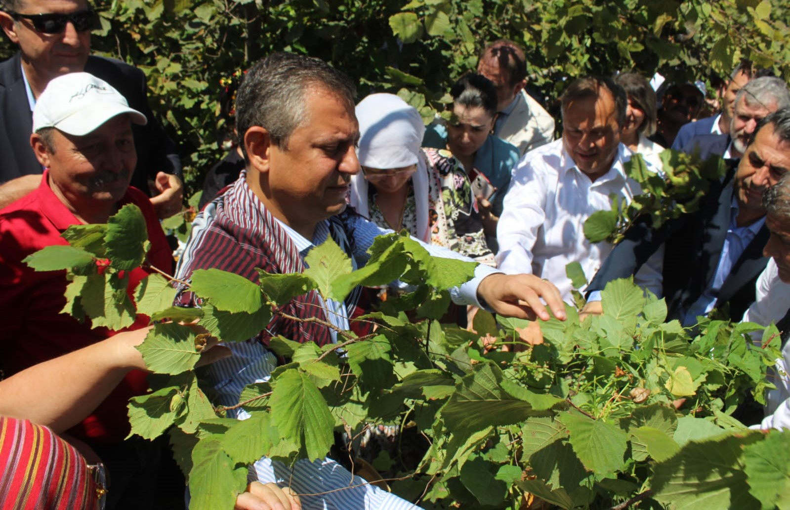 ORDU’da ziyaretlerde bulunan CHP Genel Başkanı Özgür Özel, “Sakın fındıkta