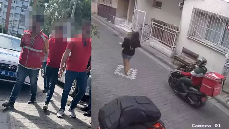 İzmir‘in Bayraklı ilçesinde, 3 saat arayla sokakta yürüyen E.Ç. (18)