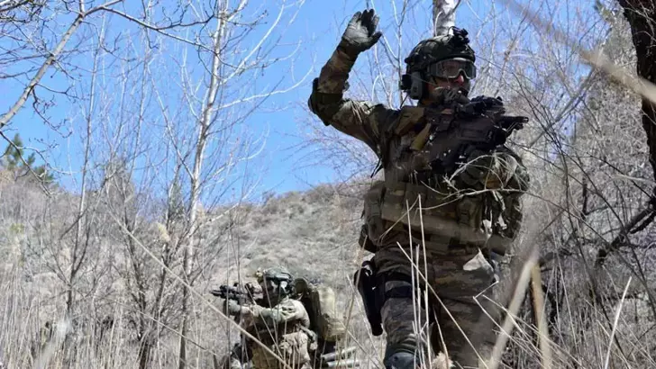 Milli Savunma Bakanlığı (MSB), Irak’ın kuzeyinde 14 PKK‘lı teröristin etkisiz hale