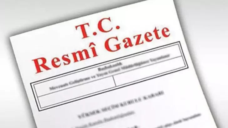 Resmi Gazete’de yayımlanan düzenlemeye göre, 7 bin liranın üzerindeki mal