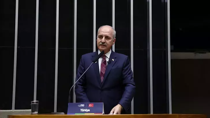 TBMM Başkanı Numan Kurtulmuş, P20 Parlamento Başkanları Zirvesi’nde konuştu. Kurtulmuş, Güney Afrika’nın karanlık