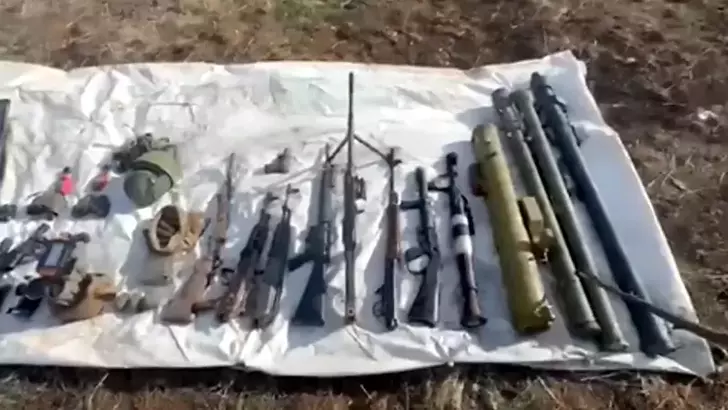 Milli Savunma Bakanlığı (MBS), Pençe Kilit Harekatı bölgesinde tespit edilen mağarada ele