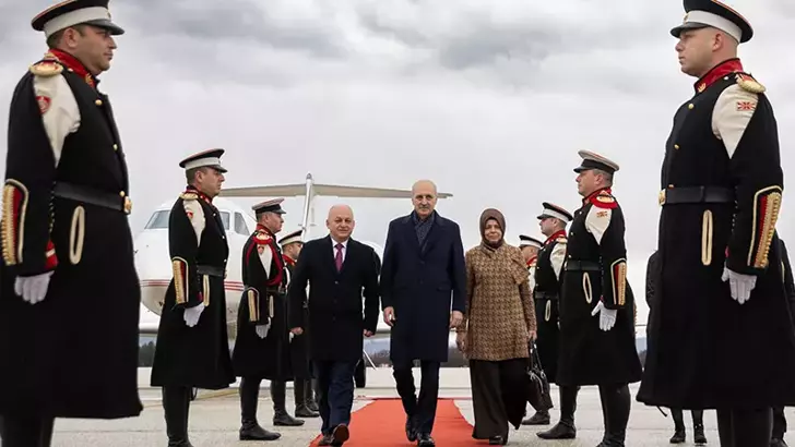 Türkiye Büyük Millet Meclisi (TBMM) Başkanı Numan Kurtulmuş, resmi temaslarda