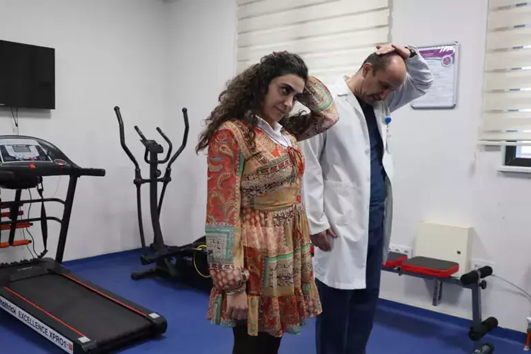 Ankara Sincan 100’üncü Yıl Sağlıklı Hayat Merkez’inde görevli fizyoterapist Murat