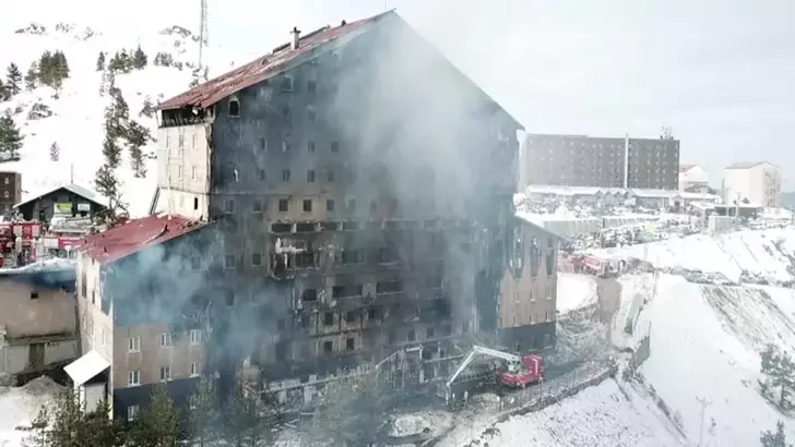 Radyo ve Televizyon Üst Kurulu (RTÜK) Başkanı Ebubekir Şahin, Bolu Kartalkaya Kayak Merkezi’ndeki otel