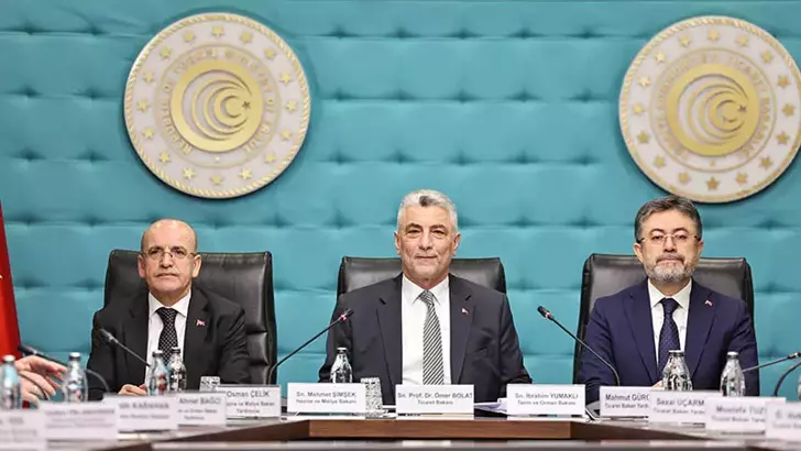 Ticaret Bakanı Ömer Bolat, Hazine ve Maliye Bakanı Mehmet Şimşek