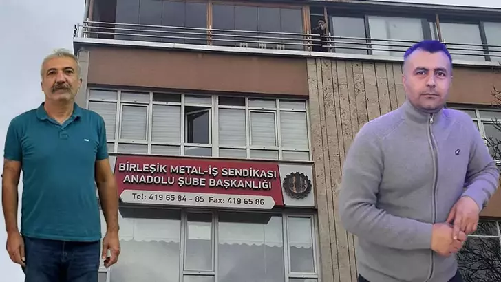 Ankara’nın Çankaya ilçesinde Birleşik Metal İş Sendikası Anadolu Şube Sekreteri