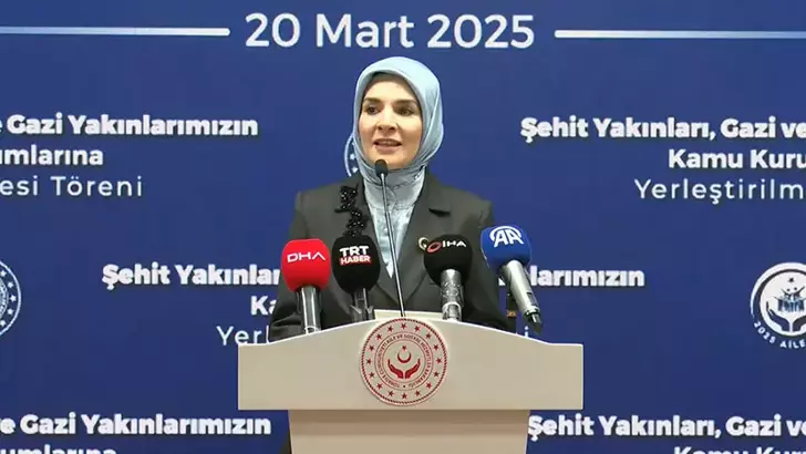 Aile ve Sosyal Hizmetler Bakanlığı tarafından, kamu kurum ve kuruluşlarına 687 şehit yakını, gazi ve
