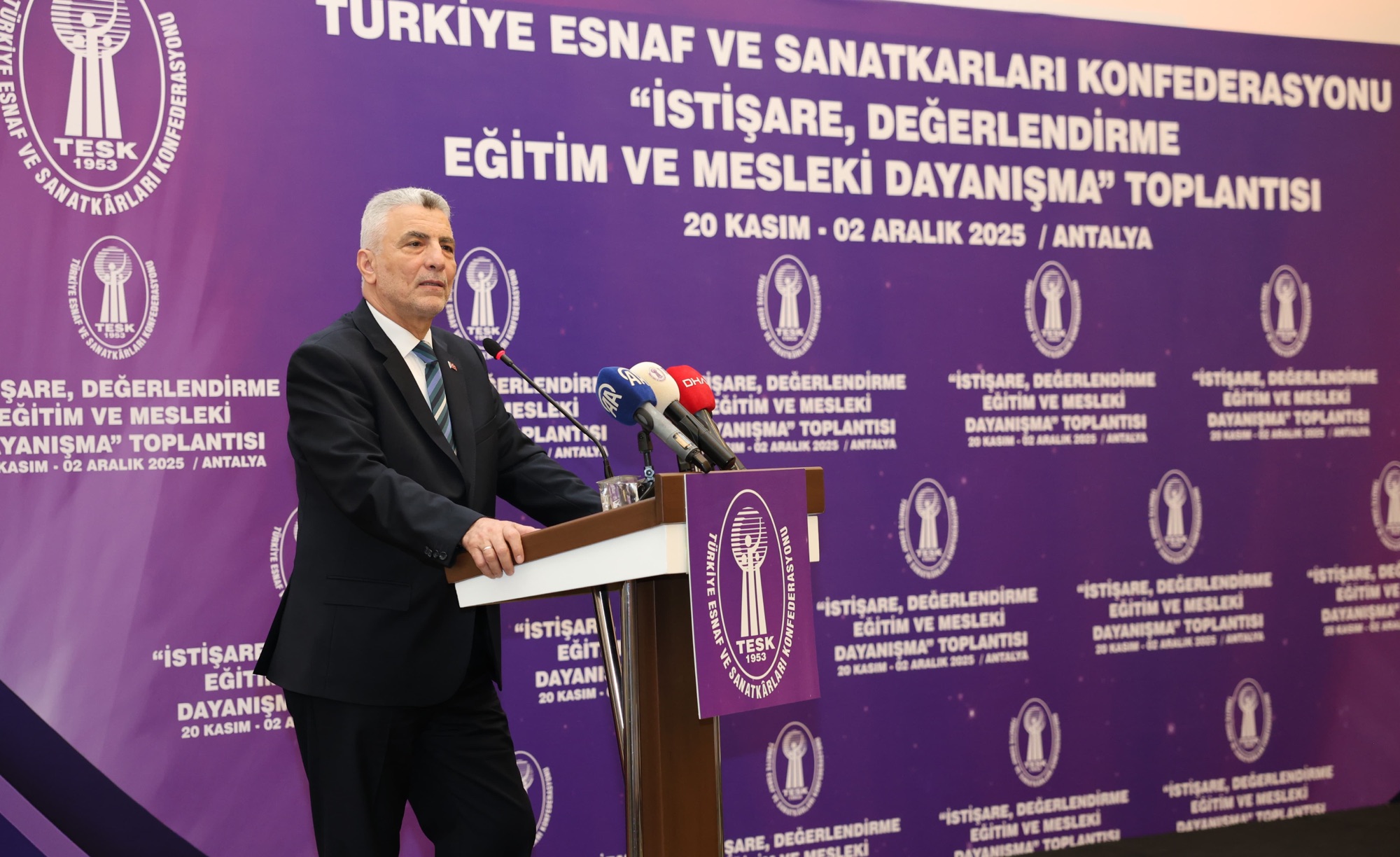 AYHAN GONCAANTALYA- Türkiye Esnaf ve Sanatkârları Konfederasyonu (TESK) tarafından 4