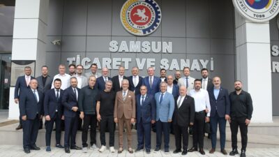 SAMSUN  – Görev dönemindeki ilk İstanbul dışı toplantısını Samsun’da gerçekleştiren