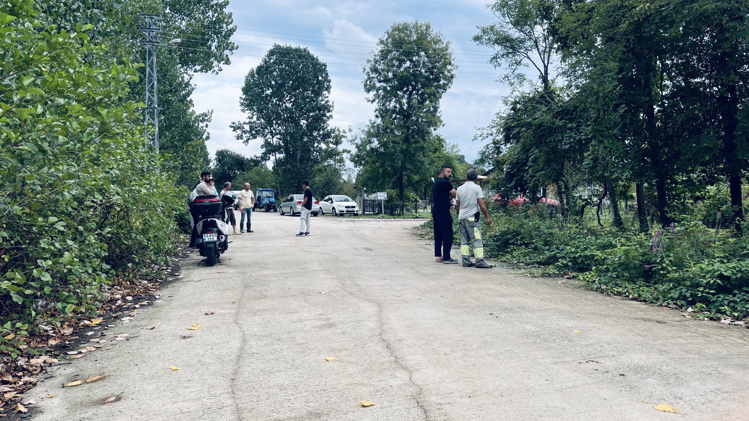 Ümit Güngör SAMSUN – Samsun’un Terme ilçesinde fındık bahçesinde elektrik