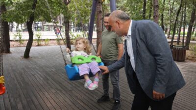 SAMSUN- Samsun’da Canik Belediyesi Hasköy Meşe Orman Park’ta yenileme ve