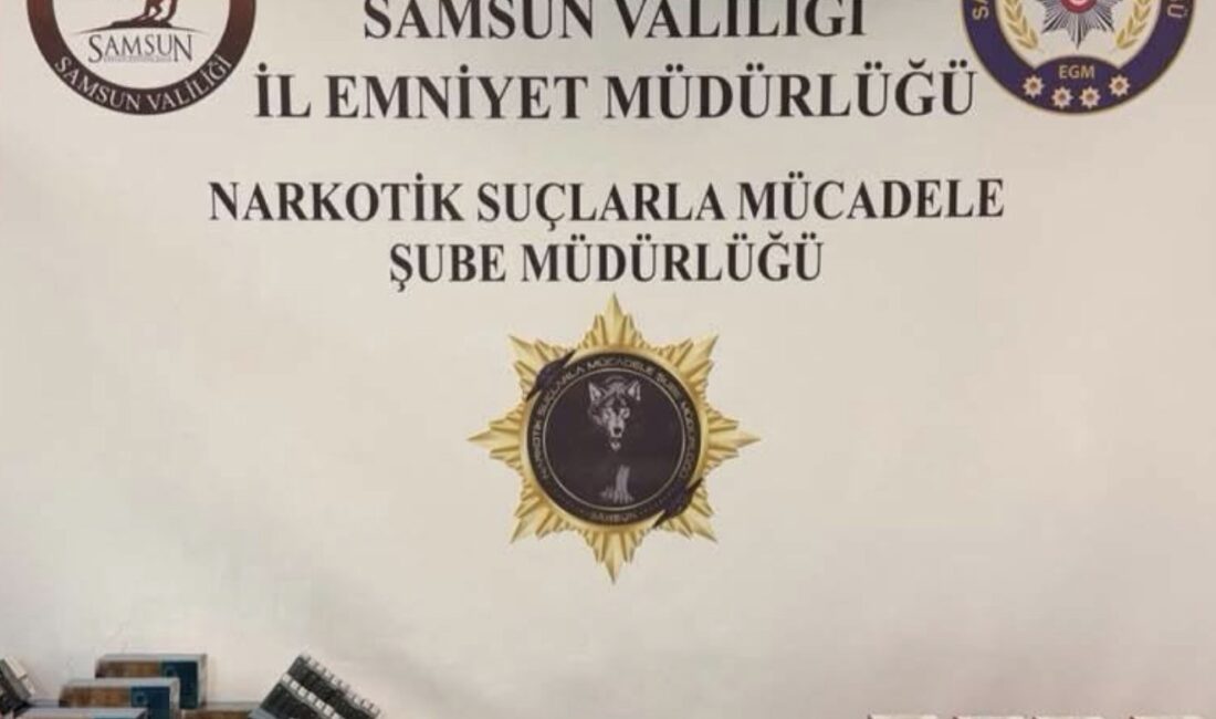 Muhammer Ay SAMSUN – Samsun’da narkotik ekiplerince İlkadım, Bafra ve